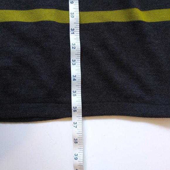 Studio One New York Sweater Dress Womens Large L Multicolor Striped 3/4 Sleeve - Picture 11 of 11